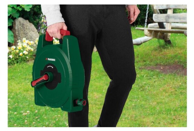 Enrollador con manguera Parskide Lidl