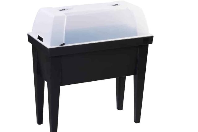 Mesa de cultivo LIDL con tapa Mesa de cultivo LIDL con tapa